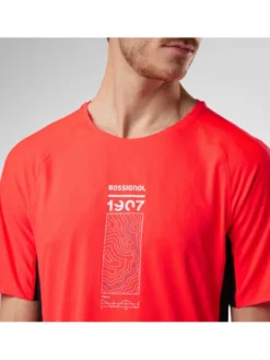 Rossignol Koszulka techniczna M Sapa Ultra Tee Czerwony Regular Fit