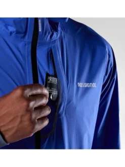 Rossignol Kurtka przeciwdeszczowa M Rainproof 2.5L Shell Jkt Niebieski Regular Fit