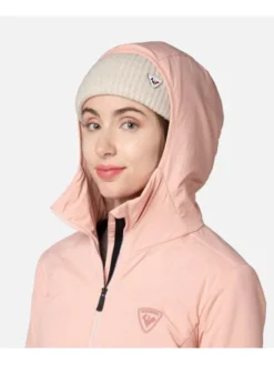 Rossignol Kurtka przejściowa W Opside Hoodie Jkt Różowy Regular Fit