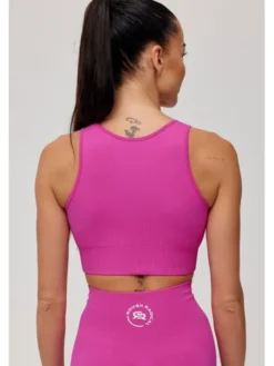 ROUGH RADICAL Biustonosz sportowy SEAMLESS LINEA SPORTS BRA Różowy