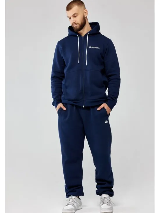 ROUGH RADICAL Bluza TRACK HOODIE ZIP Granatowy Oversize