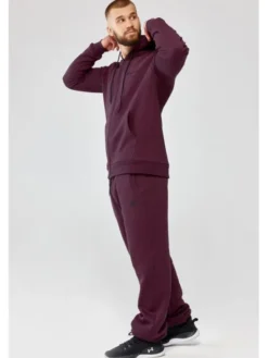 ROUGH RADICAL Bluza TRACK HOODIE ZIP Bordowy Oversize