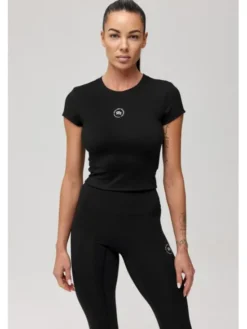 ROUGH RADICAL Koszulka techniczna ZOYA CLASSIC Czarny Slim Fit