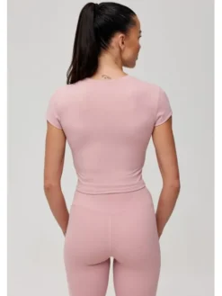 ROUGH RADICAL Koszulka techniczna ZOYA CLASSIC Różowy Slim Fit