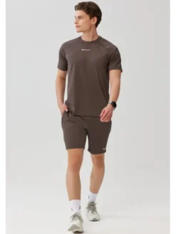 ROUGH RADICAL Koszulka techniczna PROOF TEE Brązowy Reglan Fit