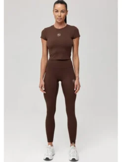 ROUGH RADICAL Koszulka techniczna ZOYA CLASSIC Brązowy Slim Fit