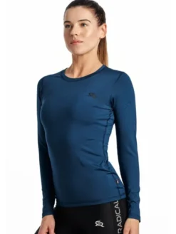 ROUGH RADICAL Koszulka techniczna EFFICIENT Granatowy Slim Fit