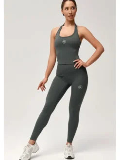 ROUGH RADICAL Koszulka techniczna ZOYA Zielony ciemny Slim Fit
