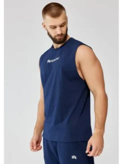 ROUGH RADICAL Koszulka techniczna UNIT Granatowy Slim Fit