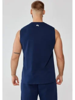 ROUGH RADICAL Koszulka techniczna UNIT Granatowy Slim Fit