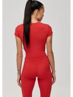 ROUGH RADICAL Koszulka techniczna ZOYA CLASSIC Różowy Slim Fit