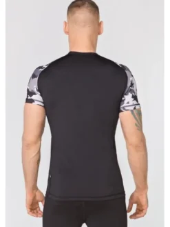 ROUGH RADICAL Koszulka techniczna FURIOUS ARMY Czarny Slim Fit
