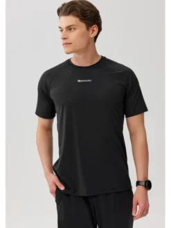 ROUGH RADICAL Koszulka techniczna PROOF TEE Czarny Reglan Fit