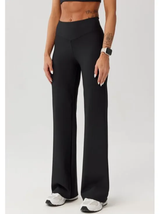 ROUGH RADICAL Legginsy AVEN LONG Czarny Slim Fit
