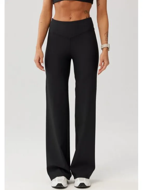 ROUGH RADICAL Legginsy AVEN LONG Czarny Slim Fit