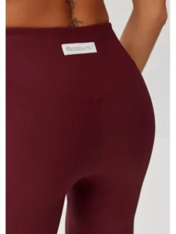 ROUGH RADICAL Legginsy AVEN LONG Bordowy Slim Fit