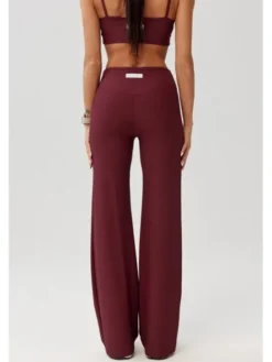 ROUGH RADICAL Legginsy AVEN LONG Bordowy Slim Fit