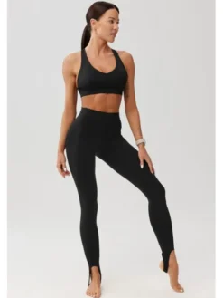 ROUGH RADICAL Legginsy LIVI LONG Czarny Slim Fit