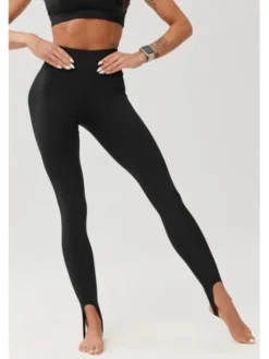 ROUGH RADICAL Legginsy LIVI LONG Czarny Slim Fit