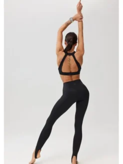 ROUGH RADICAL Legginsy LIVI LONG Czarny Slim Fit
