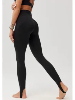 ROUGH RADICAL Legginsy LIVI LONG Czarny Slim Fit