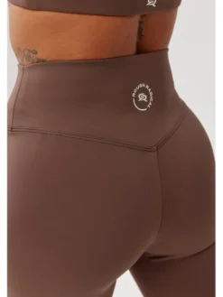ROUGH RADICAL Legginsy LIVI LONG Brązowy Slim Fit