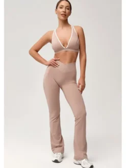 ROUGH RADICAL Legginsy MOCHA ACTIVE Różowy ciemny Slim Fit