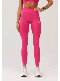 ROUGH RADICAL Legginsy SEAMLESS GLOW LONG Różowy Slim Fit