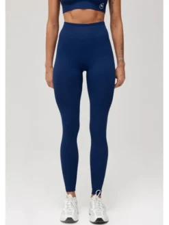 ROUGH RADICAL Legginsy SEAMLESS LINEA Granatowy Slim Fit
