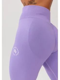 ROUGH RADICAL Legginsy SEAMLESS GLOW LONG Fioletowy Slim Fit