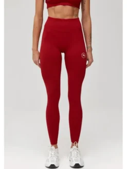 ROUGH RADICAL Legginsy SEAMLESS GLOW LONG Bordowy Slim Fit