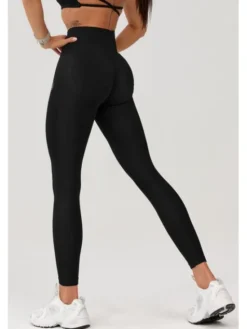 ROUGH RADICAL Legginsy SEAMLESS GLOW LONG Czarny Slim Fit