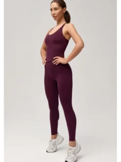 ROUGH RADICAL Legginsy SOHO LONG Fioletowy Slim Fit