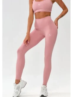 ROUGH RADICAL Legginsy ZOYA CLASSIC Różowy Slim Fit