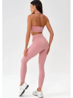ROUGH RADICAL Legginsy ZOYA CLASSIC Różowy Slim Fit