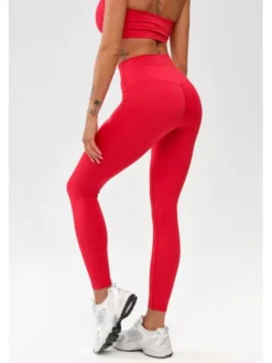 ROUGH RADICAL Legginsy ZOYA CLASSIC Czerwony Slim Fit