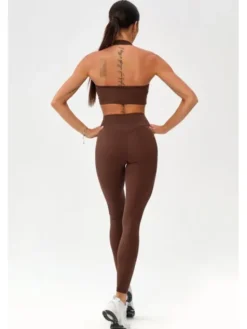ROUGH RADICAL Legginsy ZOYA CLASSIC Brązowy Slim Fit