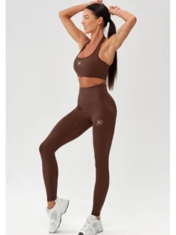 ROUGH RADICAL Legginsy ZOYA CLASSIC Brązowy Slim Fit