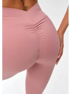 ROUGH RADICAL Legginsy ZOYA PUSH-UP Różowy Slim Fit