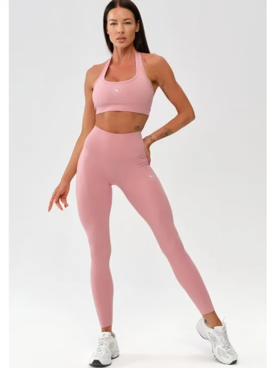 ROUGH RADICAL Legginsy ZOYA PUSH-UP Różowy Slim Fit