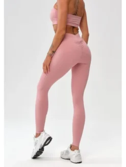 ROUGH RADICAL Legginsy ZOYA PUSH-UP Różowy Slim Fit