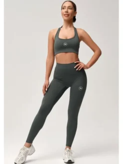 ROUGH RADICAL Legginsy ZOYA PUSH-UP Zielony ciemny Slim Fit