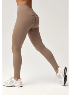 ROUGH RADICAL Legginsy ZOYA PUSH-UP Brązowy Slim Fit