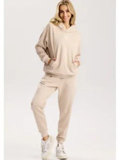ROUGH RADICAL Spodnie dresowe COTTON ACTIVE JOGGERS WOMEN Beżowy Regular Fit