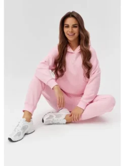 ROUGH RADICAL Spodnie dresowe COTTON ACTIVE JOGGERS WOMEN Różowy Regular Fit