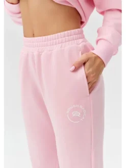 ROUGH RADICAL Spodnie dresowe COTTON ACTIVE JOGGERS WOMEN Różowy Regular Fit