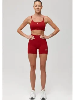 ROUGH RADICAL Szorty sportowe SEAMLESS GLOW SHORTS Bordowy Slim Fit