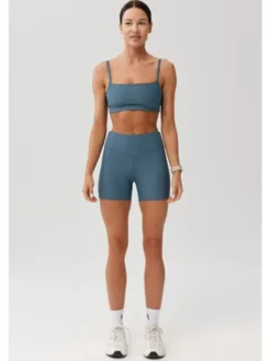 ROUGH RADICAL Szorty sportowe AVEN SHORTS Niebieski Slim Fit