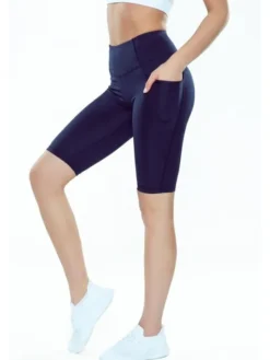ROUGH RADICAL Szorty sportowe ALFA SHORTS Granatowy Slim Fit