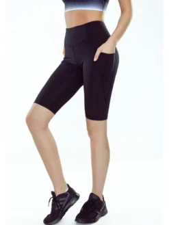 ROUGH RADICAL Szorty sportowe ALFA SHORTS Czarny Slim Fit